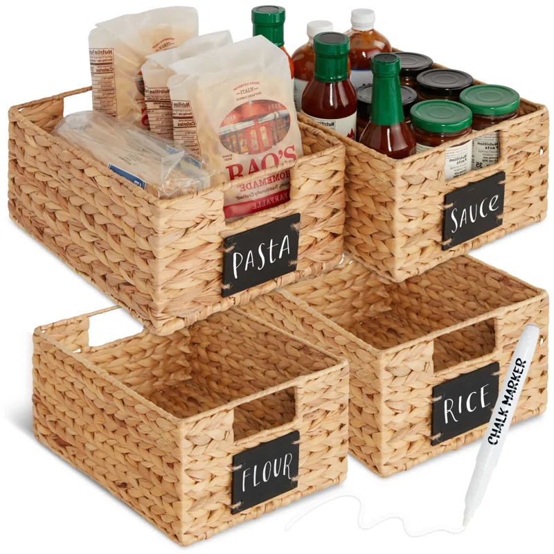Bayou Breeze 4pc Wicker Basket Set ($85)